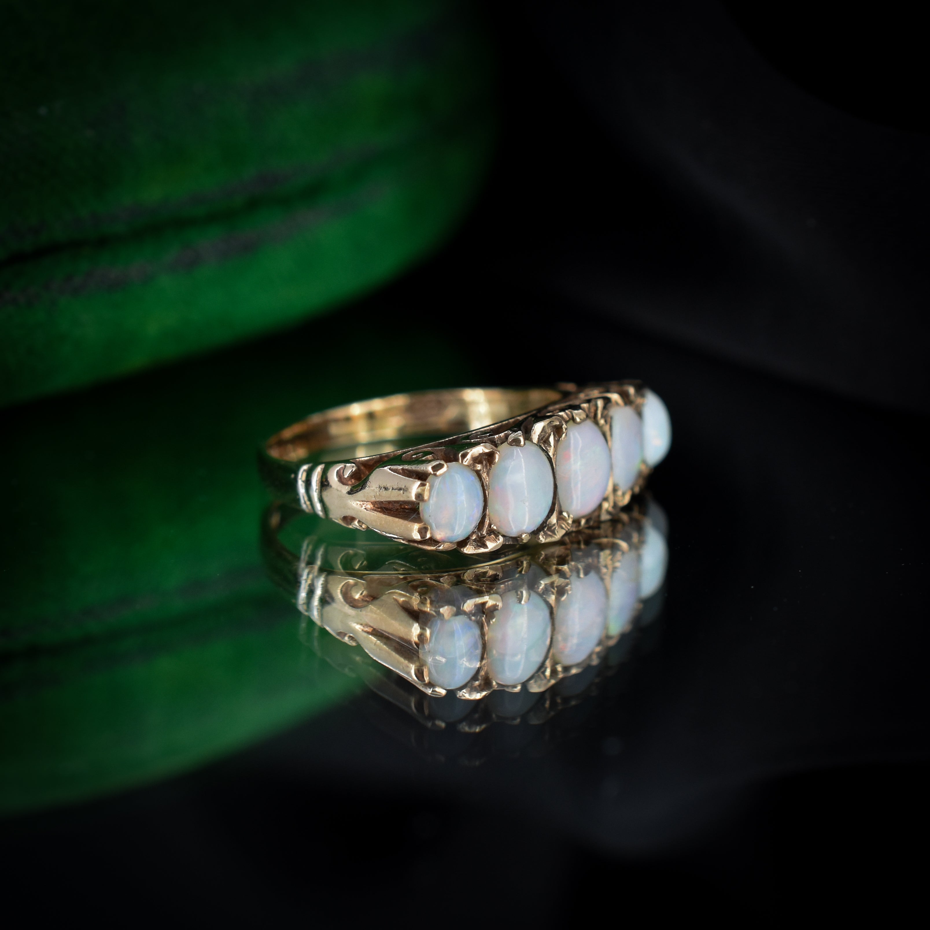 Anillo de 5 piedras hotsell