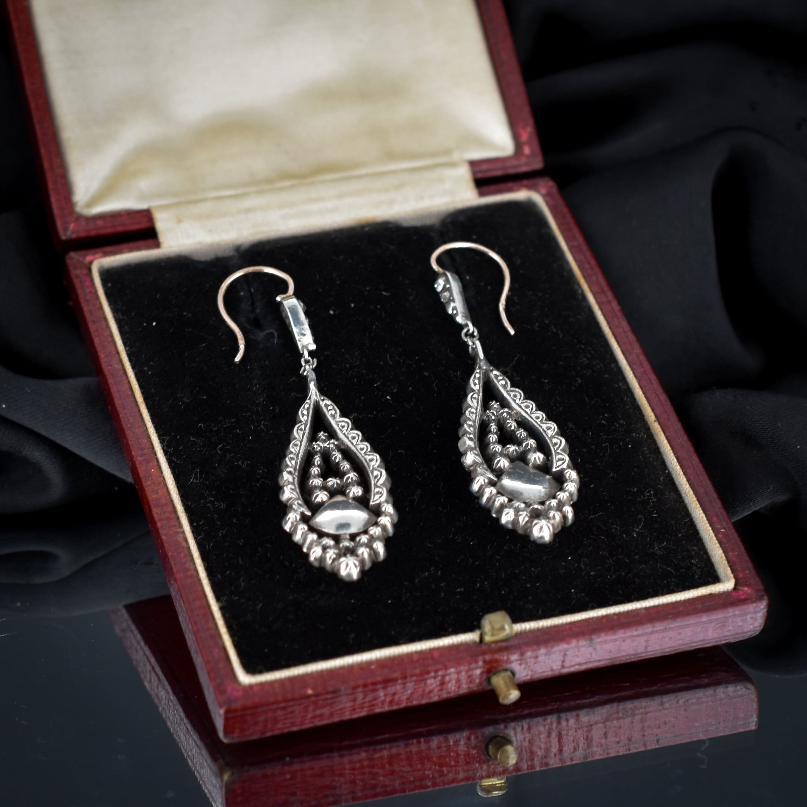 Antique paste earrings shop