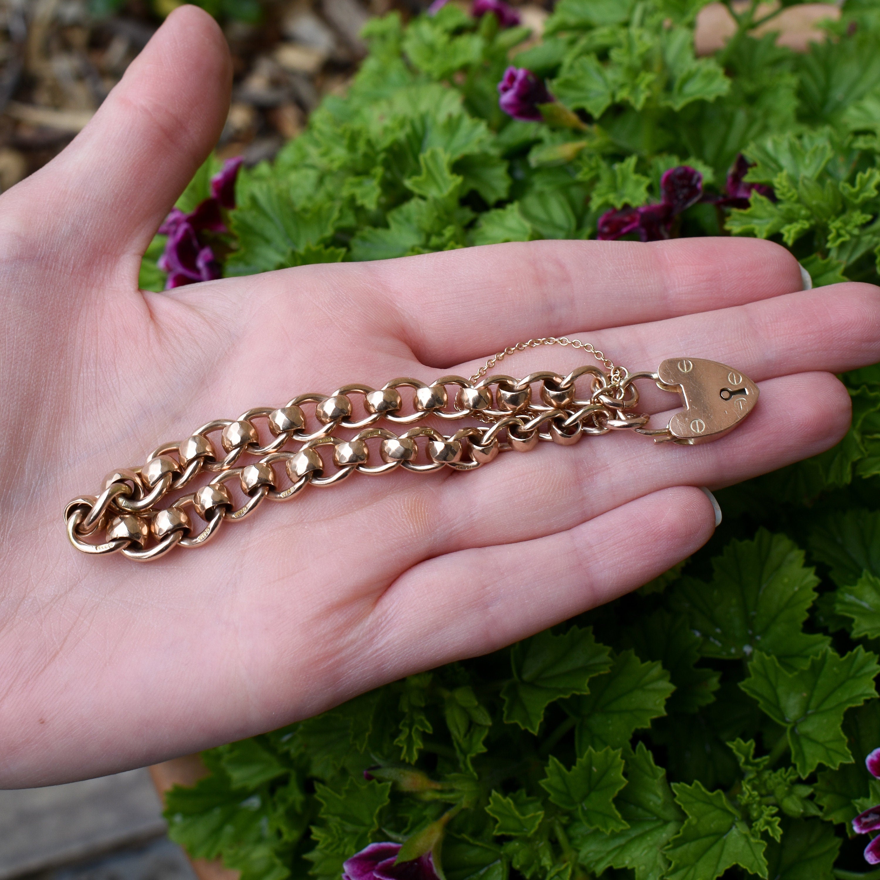 Rose gold rollerball bracelet hotsell