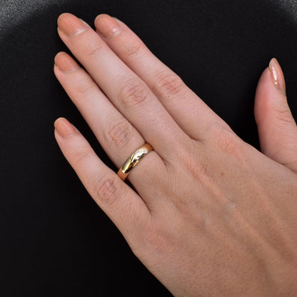 Vintage '1960' 22ct Gold Plain Stacking Wedding Band Ring