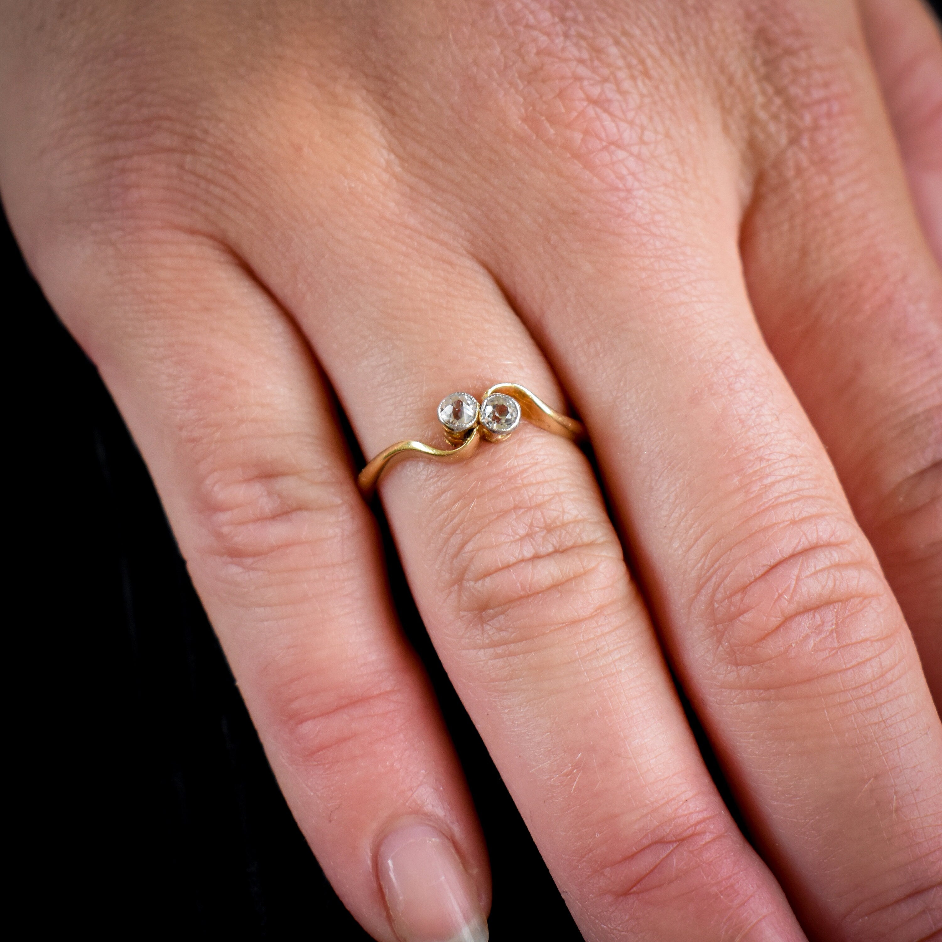 Platinum Antique Engagement Ring | Wedding Bands & Co. Chicago