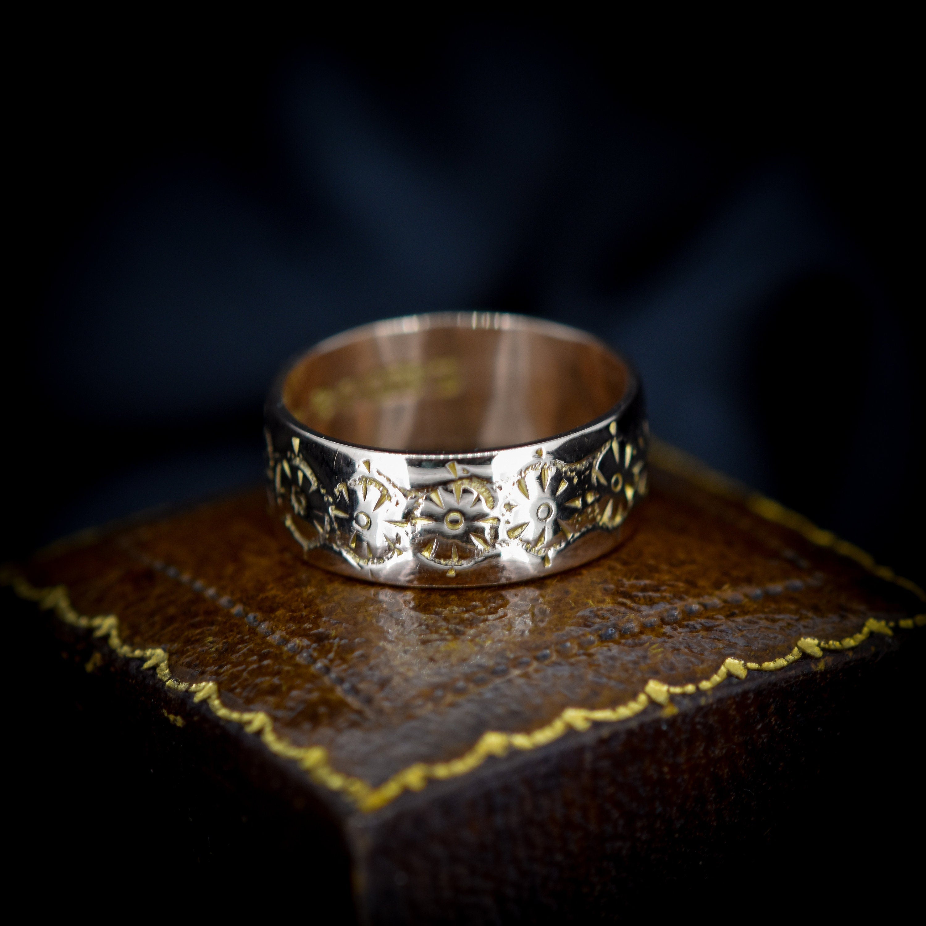 Antique Engagement Ring selling Stamped