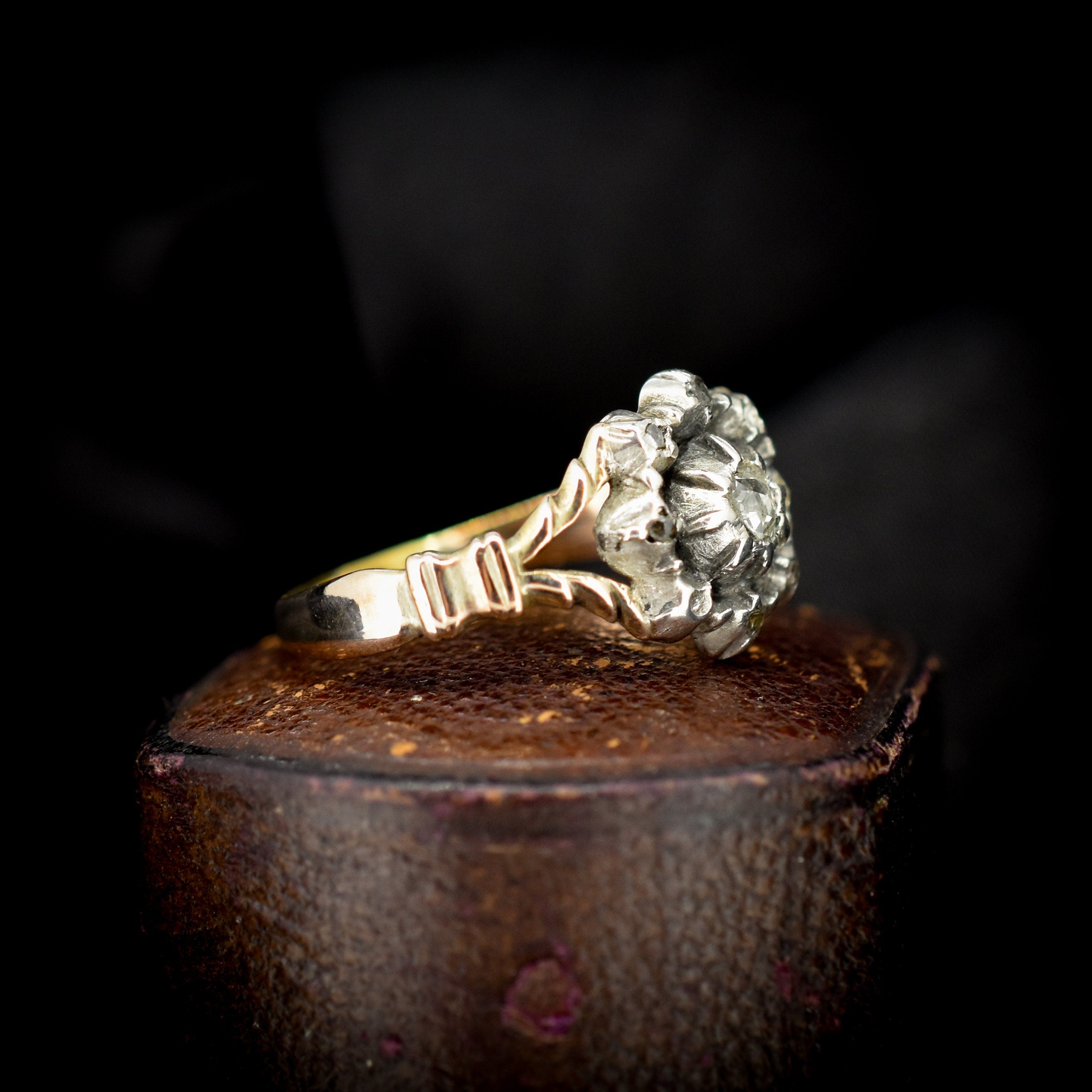 The Golden Hour Ring - handcrafted in Colorado by myself & inspired by  Georgian era designs. : r/EngagementRings